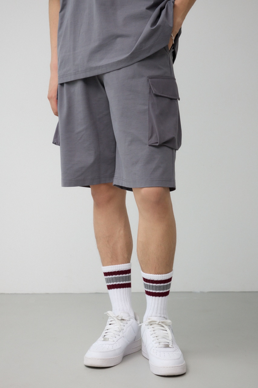 AZUL BY MOUSSY | ストレッチスラブ天竺カーゴショーツ (ショート