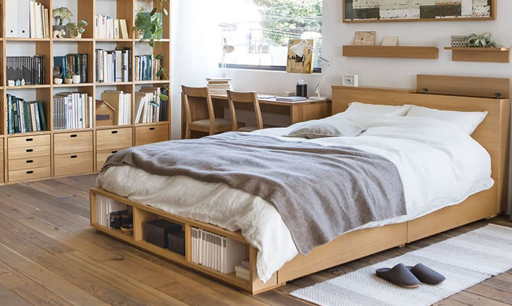 引取限定】無印良品 ベッド フレーム マットレス シングル 葛飾区 引取