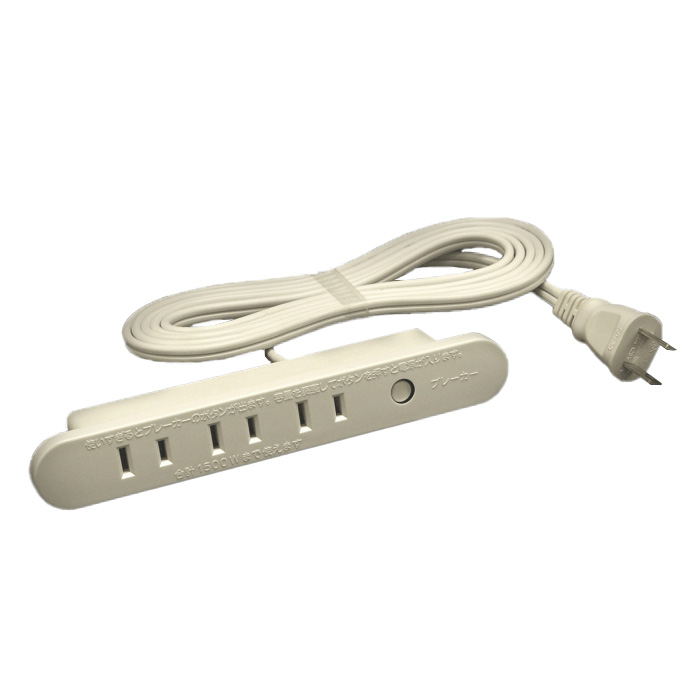 3口家具用コンセント（ブレーカー付） ekrea Parts（エクレアパーツ