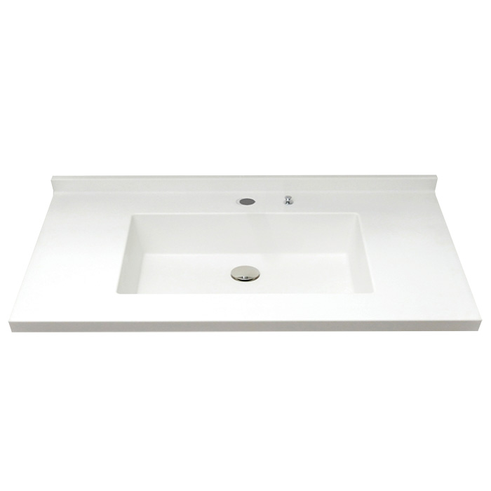 セミオーダー人工大理石一体洗面カウンターFlex Sink(ﾌﾚｯｸｽｼﾝｸ) ｿﾘｯﾄﾞ