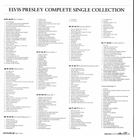 Complete Single Collection - Japan 1999 - BMG DRF-7101/10 - Elvis