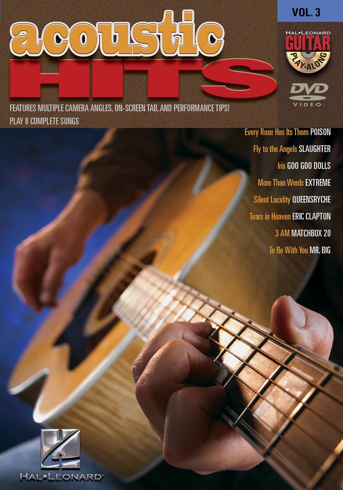 DVD - ACOUSTIC HITS - GUITAR PLAY-ALONG DVD, VOL. 3 – Elderly