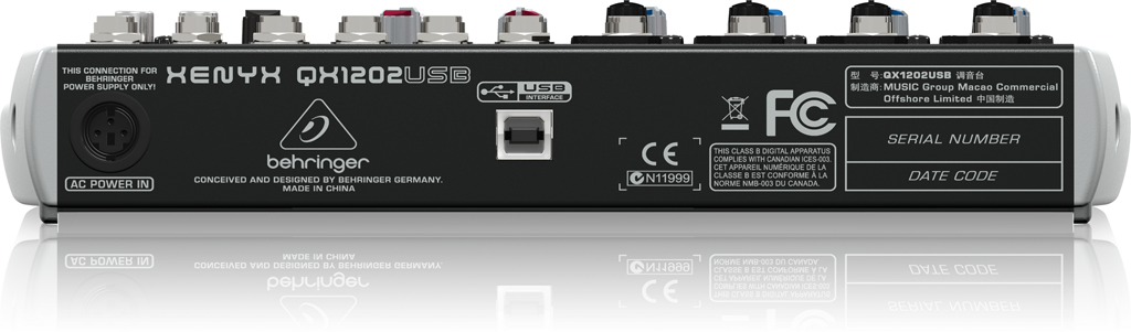 QX1202USB XENYX - 製品一覧 - ベリンガー公式ホームページ