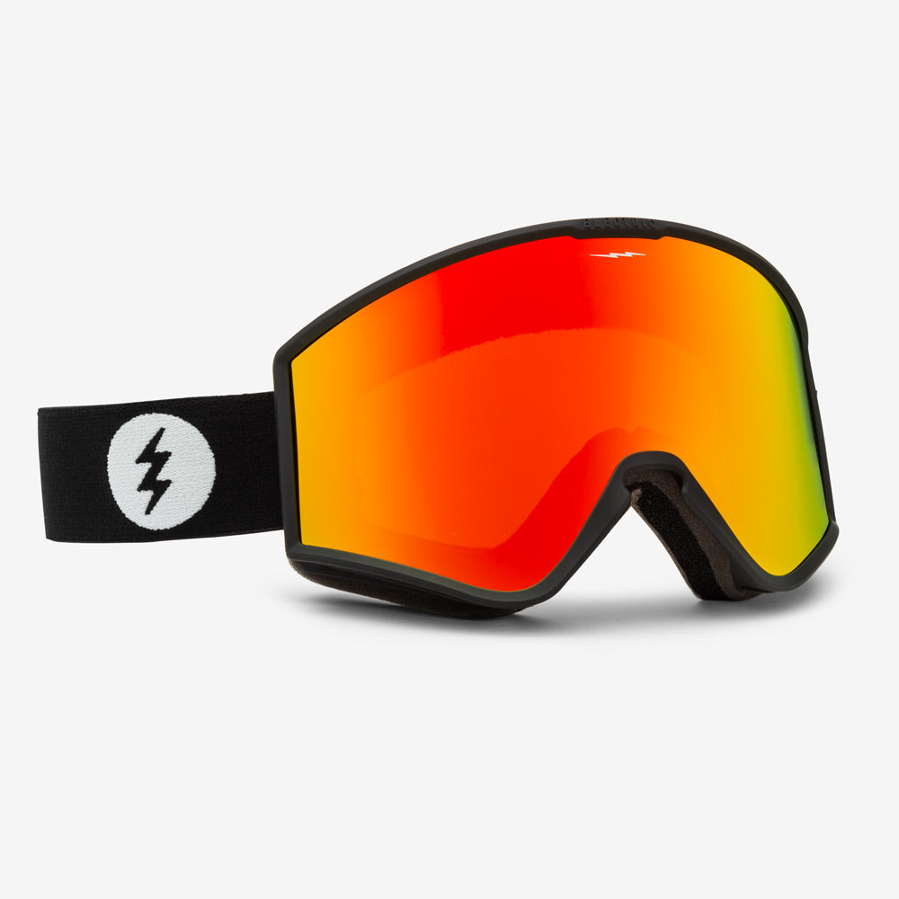 Electric Visual EK1 Snow Goggle - Matte Black / Red Chrome