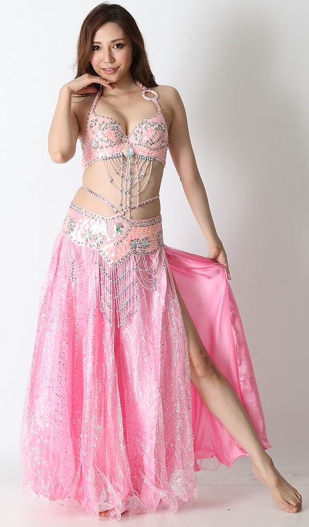 ベリーダンス衣装コスチュームブラ＆ベルト2点セットCH-COS-A1