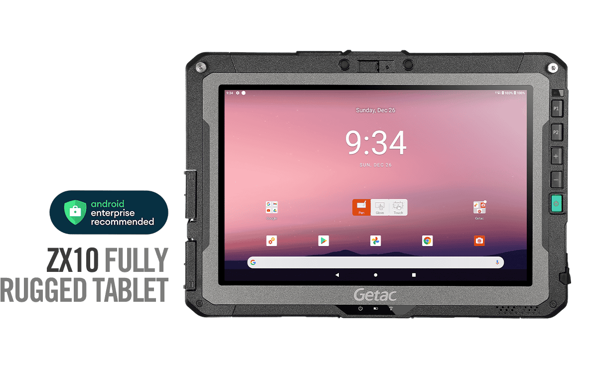 Getac ZX10 10' Fully Rugged Android Tablet