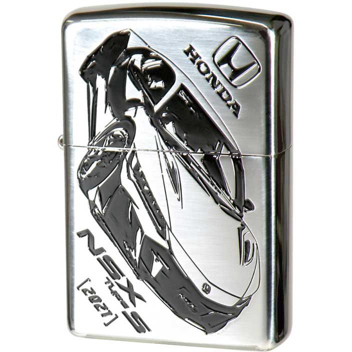 Zippo Honda NSX typeS 2021 Etching Oxidized Silver Plating Japan
