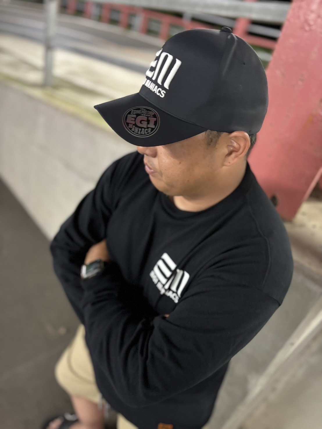 ☆送料無料☆EGI MANIACS 3D刺繍シームレス 撥水キャップ【拘りの