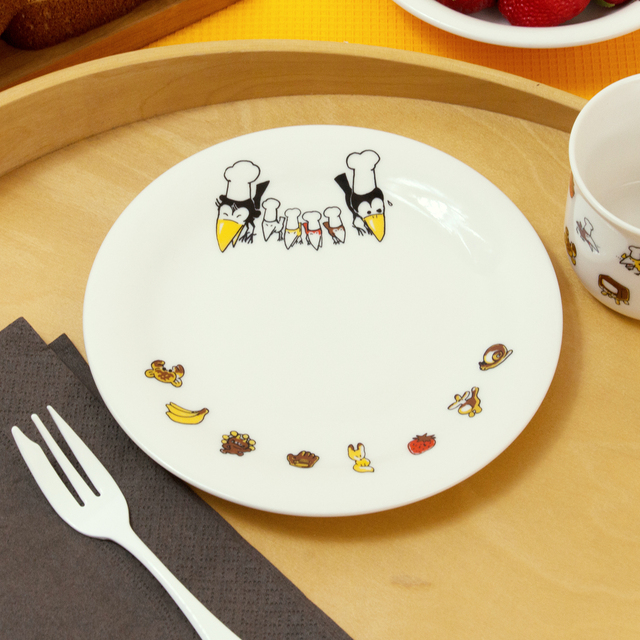 からすのパンやさん プレートM | 絵本ナビ | グッズ・通販