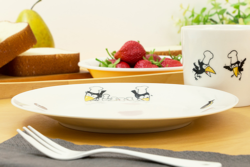 からすのパンやさん プレートL | 絵本ナビ | グッズ・通販