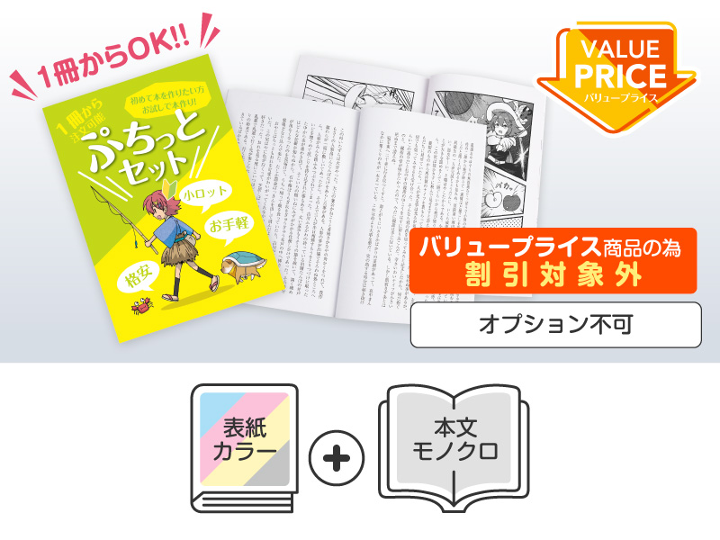 ぷちっとセット | 同人誌印刷・グッズ制作｜株式会社栄光