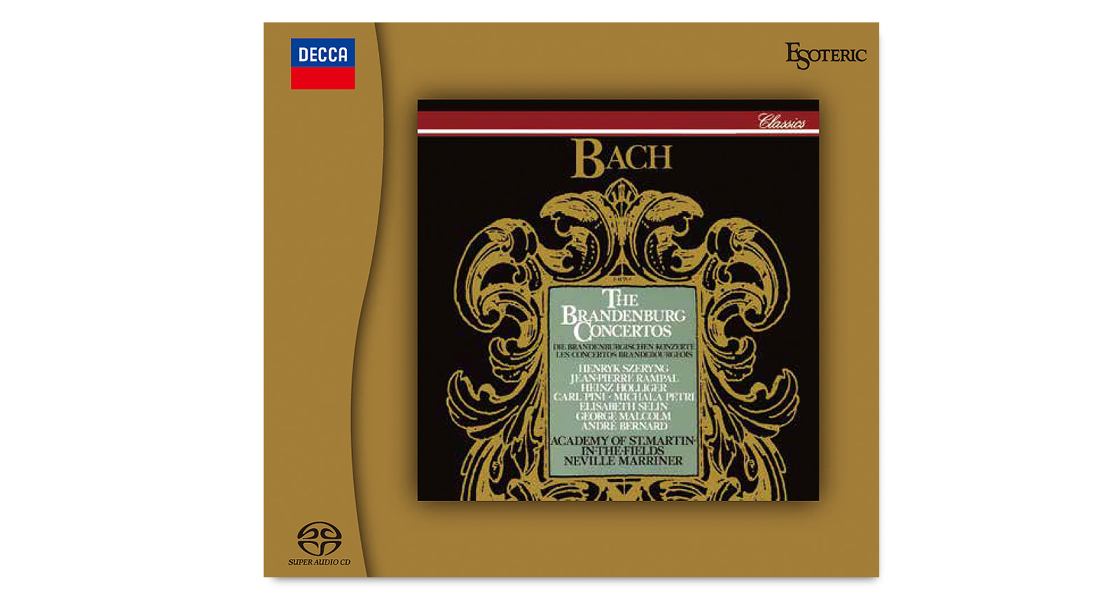 J. S. BACH The Brandenburg Concertos MARRINER | 製品トップ