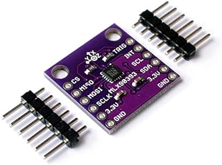ESP32 and MLX90393 magnetic field sensor example