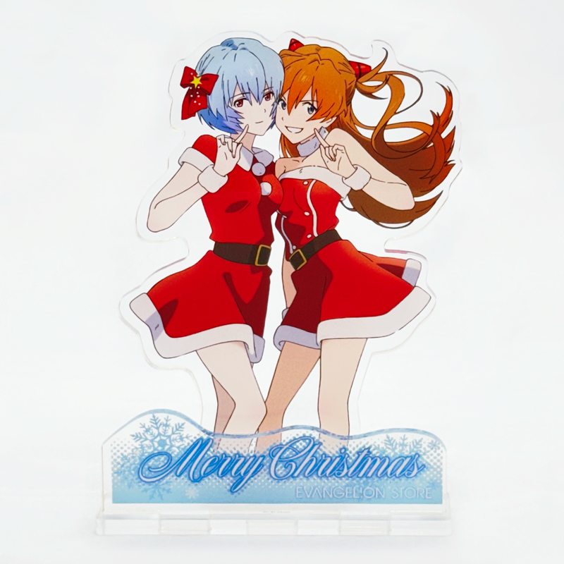 EVA STOREオリジナルからクリスマスイラスト・レイ＆アスカのアクリル
