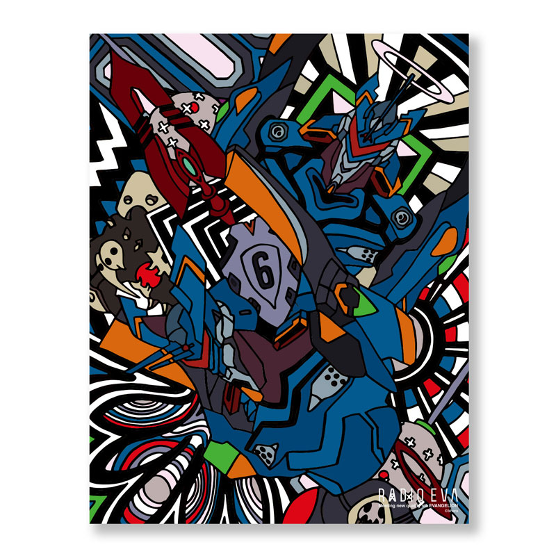 受注生産品】RADIO EVA 397 EVA Canvas Art （illustration）/Mark.06