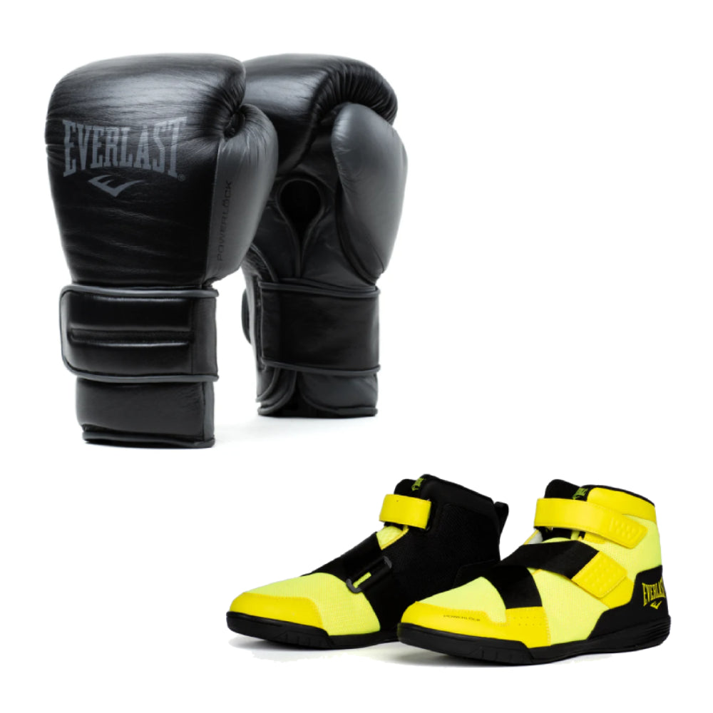 Powerlock Black Glove and Shoe Bundle – Everlast