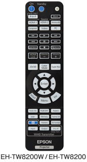 EH-TW8200W/EH-TW8200 製品スペック情報（販売終了品）｜サポート