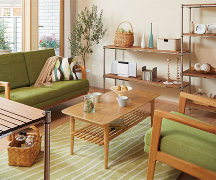 LIVING.[リビング] | シーンから選ぶ | 製品情報 | ホームエレクター