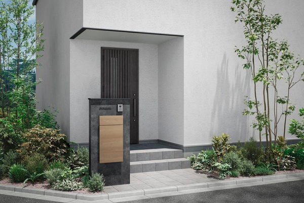 LIXIL 機能門柱FK ボックスセット仕様 ポスト＋宅配ボックス 標準