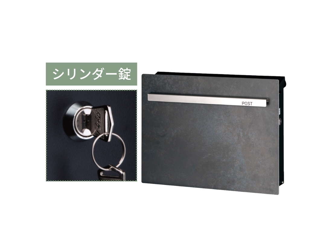 オンリーワン】壁掛けポスト Noie Cube LAMINAM（ノイエキューブラ