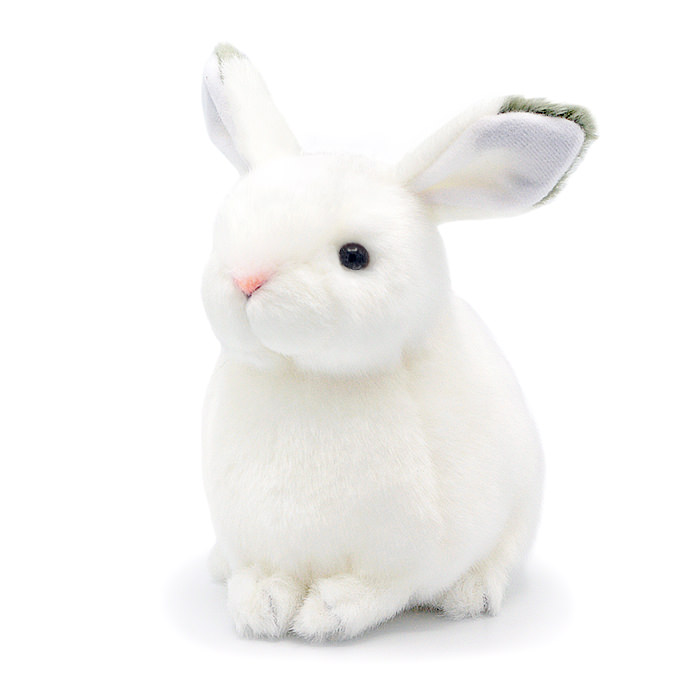 出産祝い・誕生日祝い電報｜オルゴールぬいぐるみ 雪うさぎ | 電報屋の