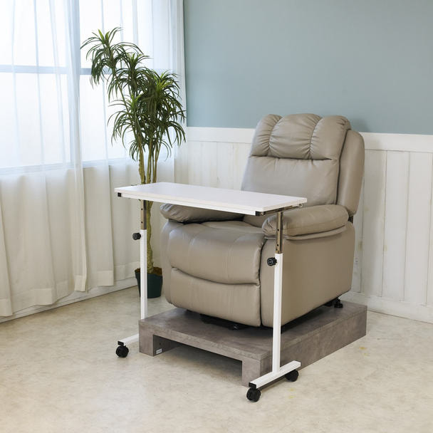 ソファ用ネイルテーブル B07（昇降機能＆キャスター付き）の通販