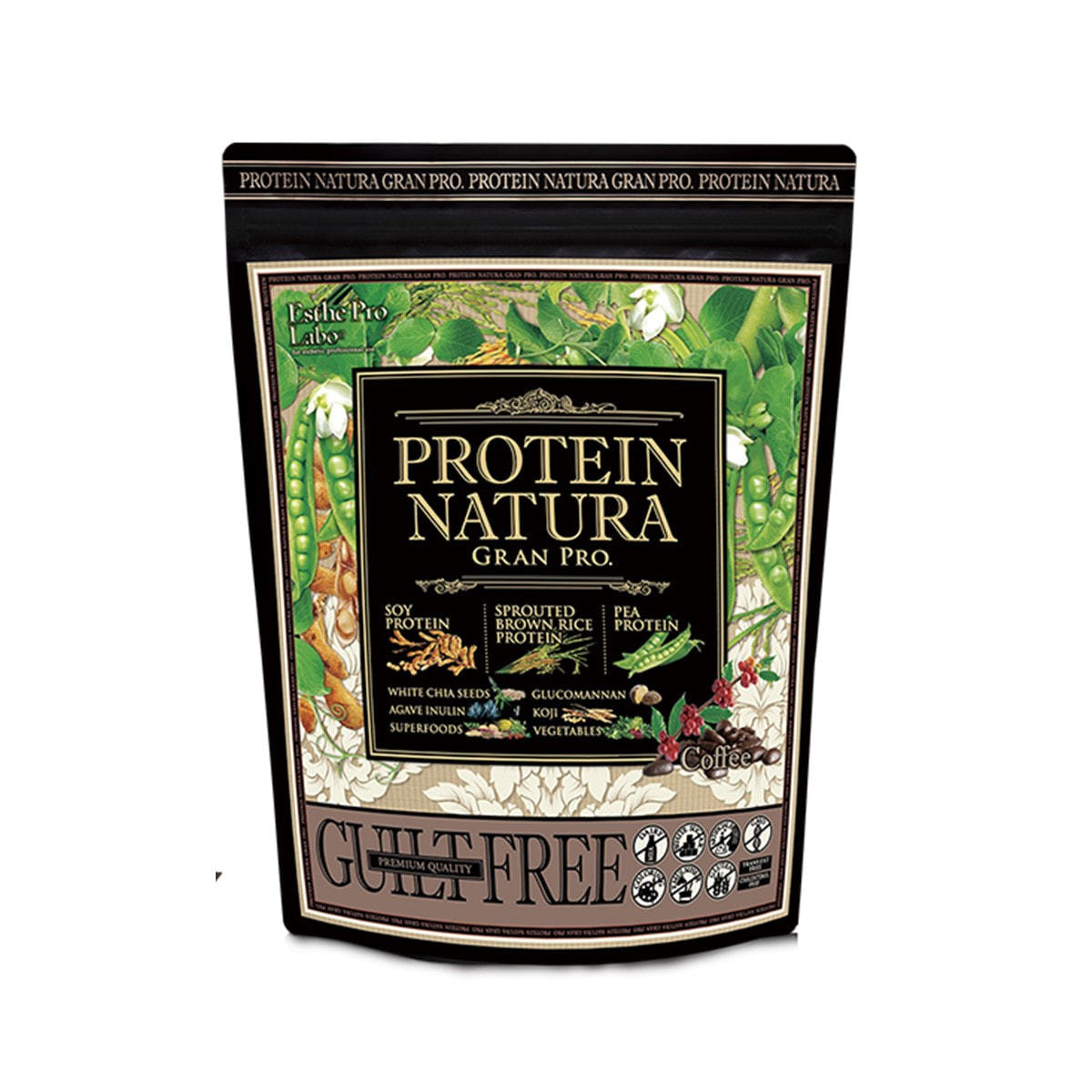 エステプロ・ラボ プロテインナチュラ グランプロ（コーヒー）840gの