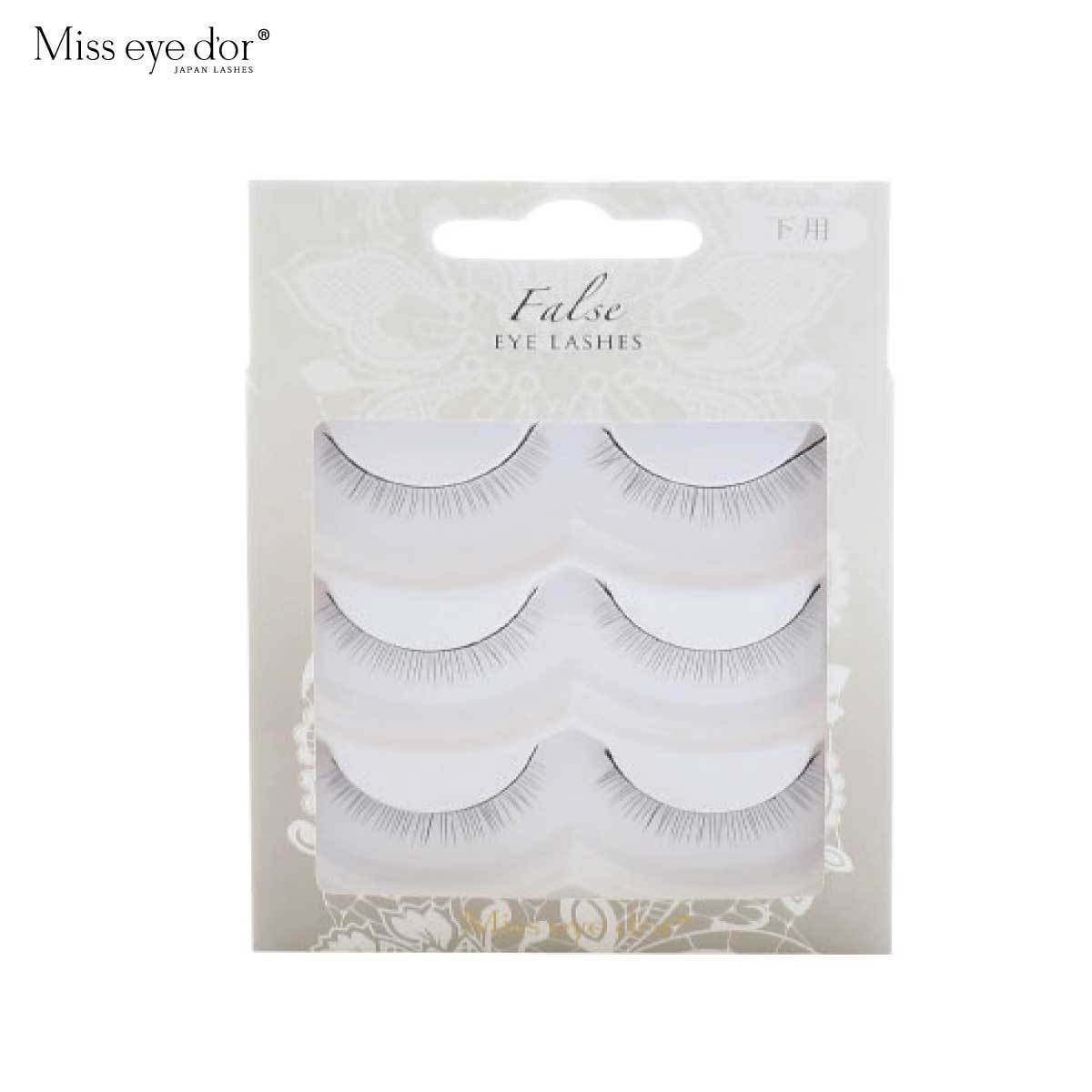 Miss eye d'or】練習用つけまつげ（上用3セット） の通販・卸売り