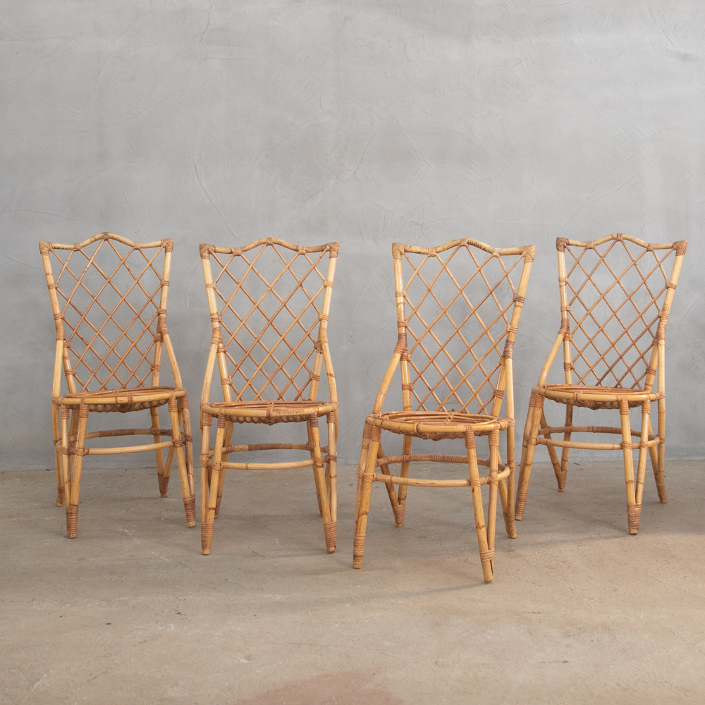 フランスヴィンテージ バンブーチェア – フランス、ヨーロッパの