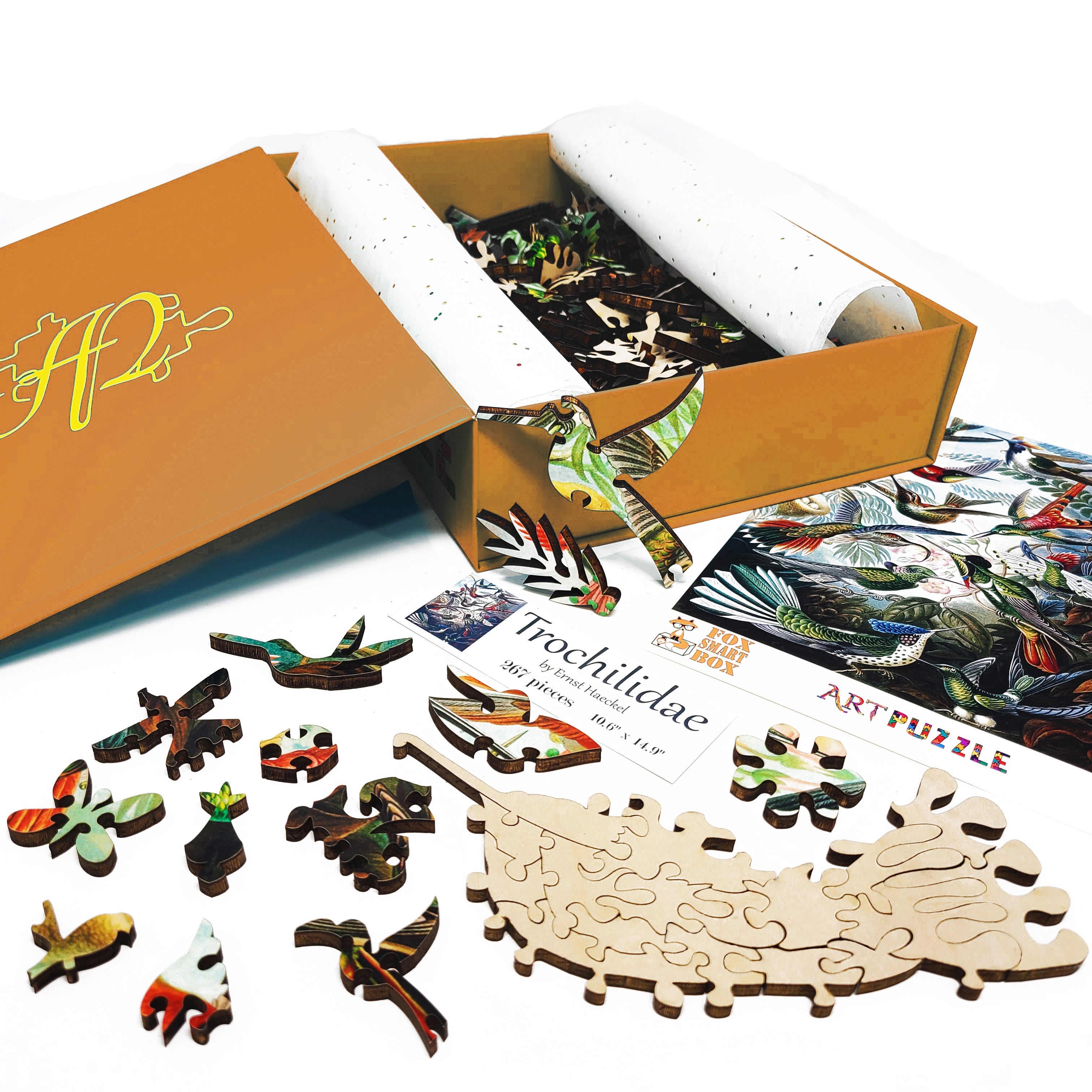 Wooden Jigsaw Puzzle with Uniquely Shaped Pieces for Adults - 267