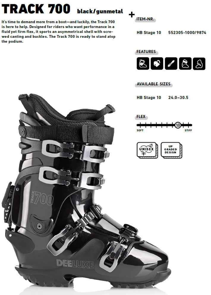 25-26 DEELUXE アルペン ブーツ ディーラックス TRACK 700 トラック