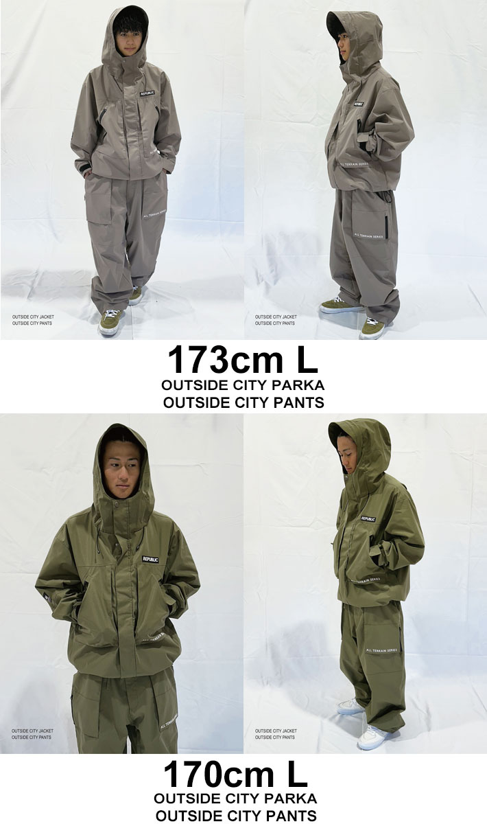 25-26 REPUBLIC & CO ウェア リパブリック OUTSIDE CITY PANTS