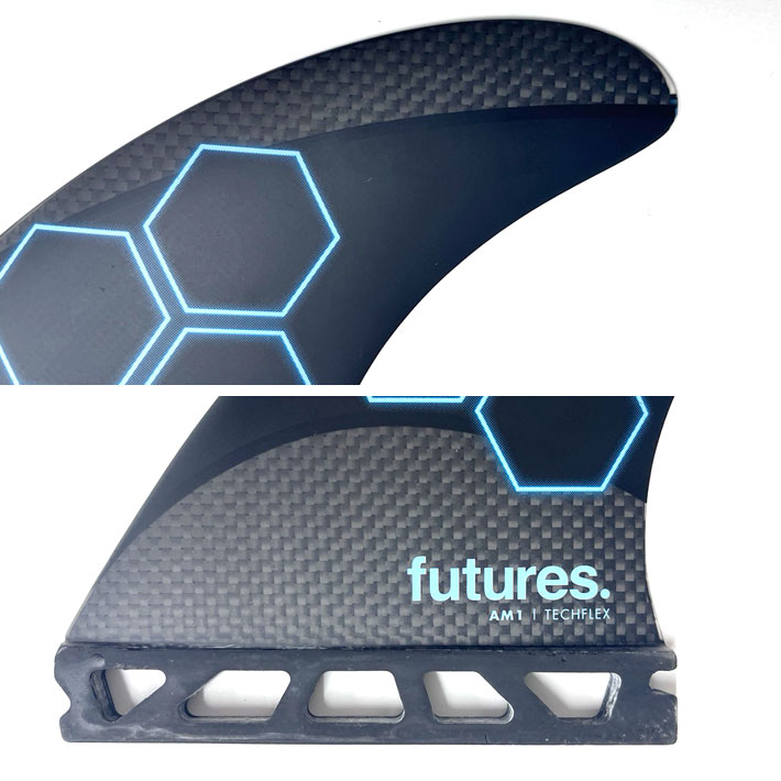 futures. TECH FLEX AM1 Medium フューチャーフィン [BLK BLUE] 5FIN