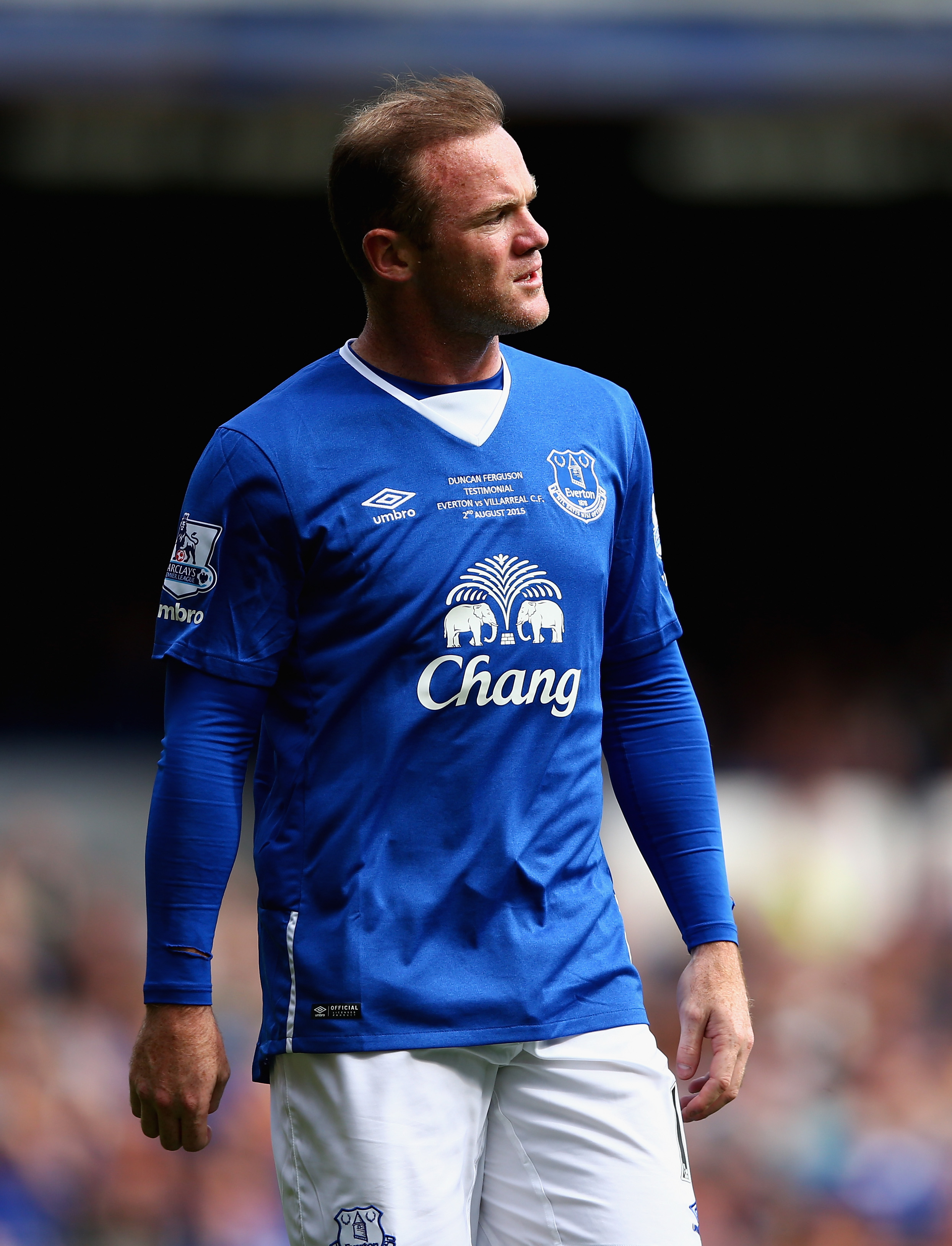 ルーニーが11年ぶりにエバートンのユニホーム姿を披露 記念試合に出場