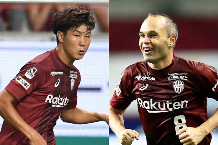 イニエスタが「背番号8」の