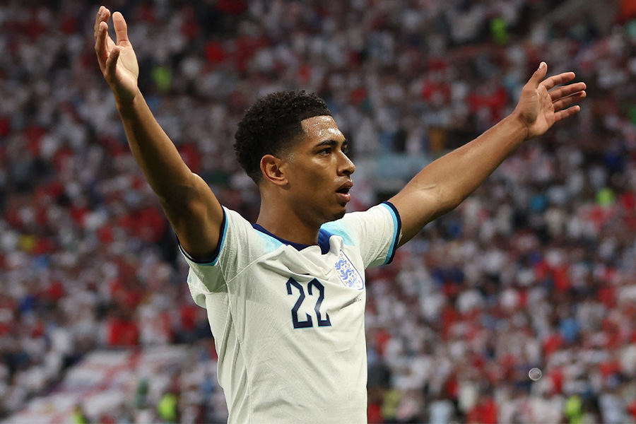 W杯】「年齢をはるかに超えた威厳がある」 イングランド19歳ベリンガム