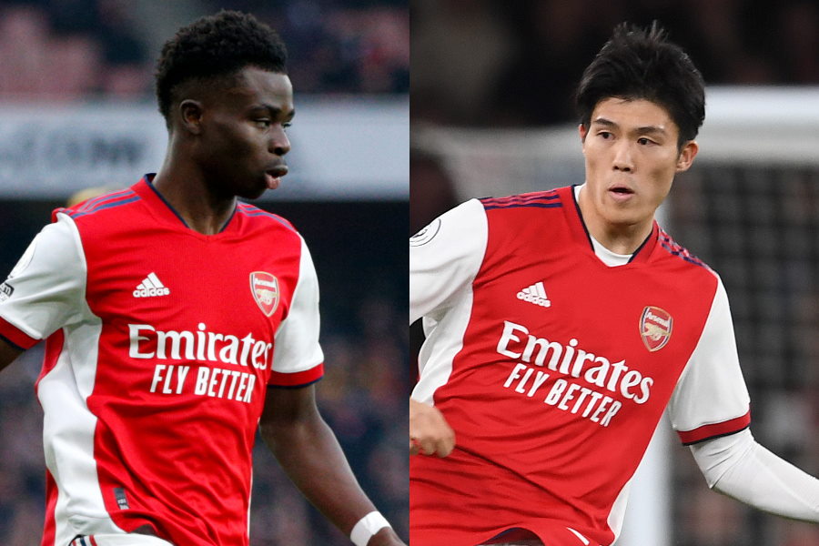 サカと冨安の絡み可愛すぎる」 アーセナルのゴール祝福