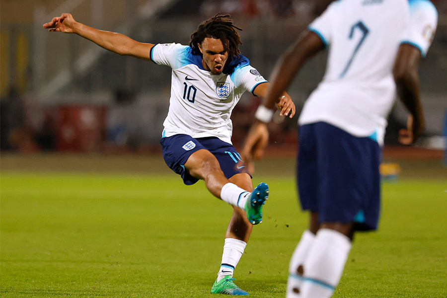 イングランド代表の10番アーノルドは「ショーの主役だった」 EURO予選