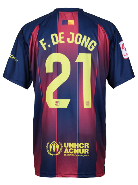 25-26 バルセロナ No.21 デヨング】レプリカユニフォーム | 激安通販の