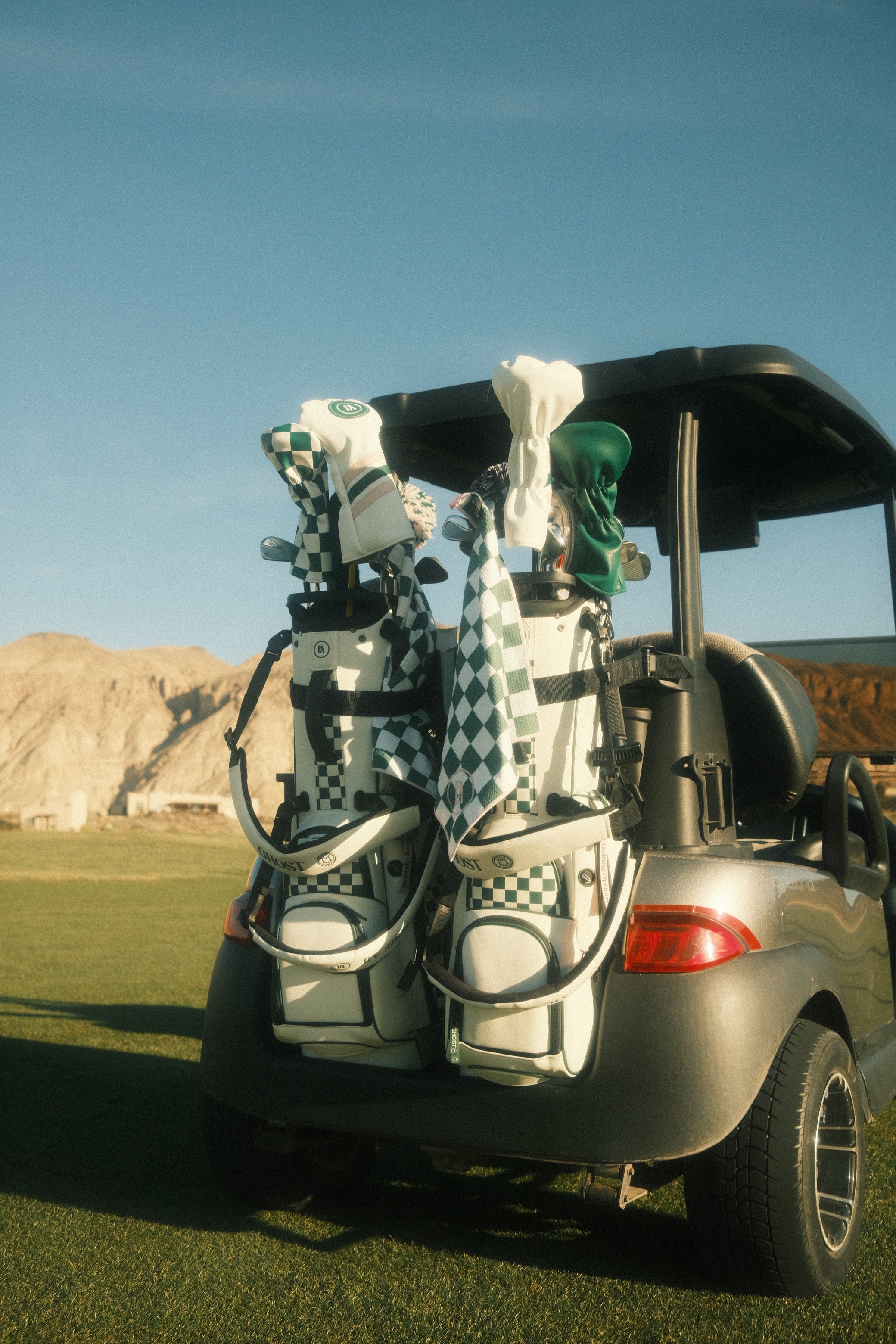 Fore All X Ghost Golf Bag - Green Checkered – foreall.com