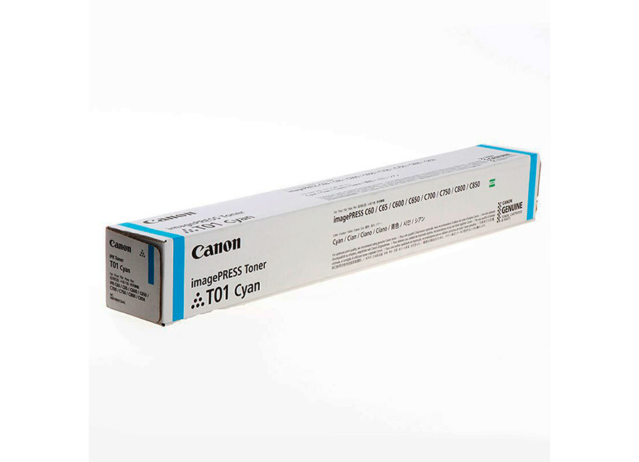 Тонер Canon imagePRESS T01 Cyan (8067B001) купить по цене 14 840