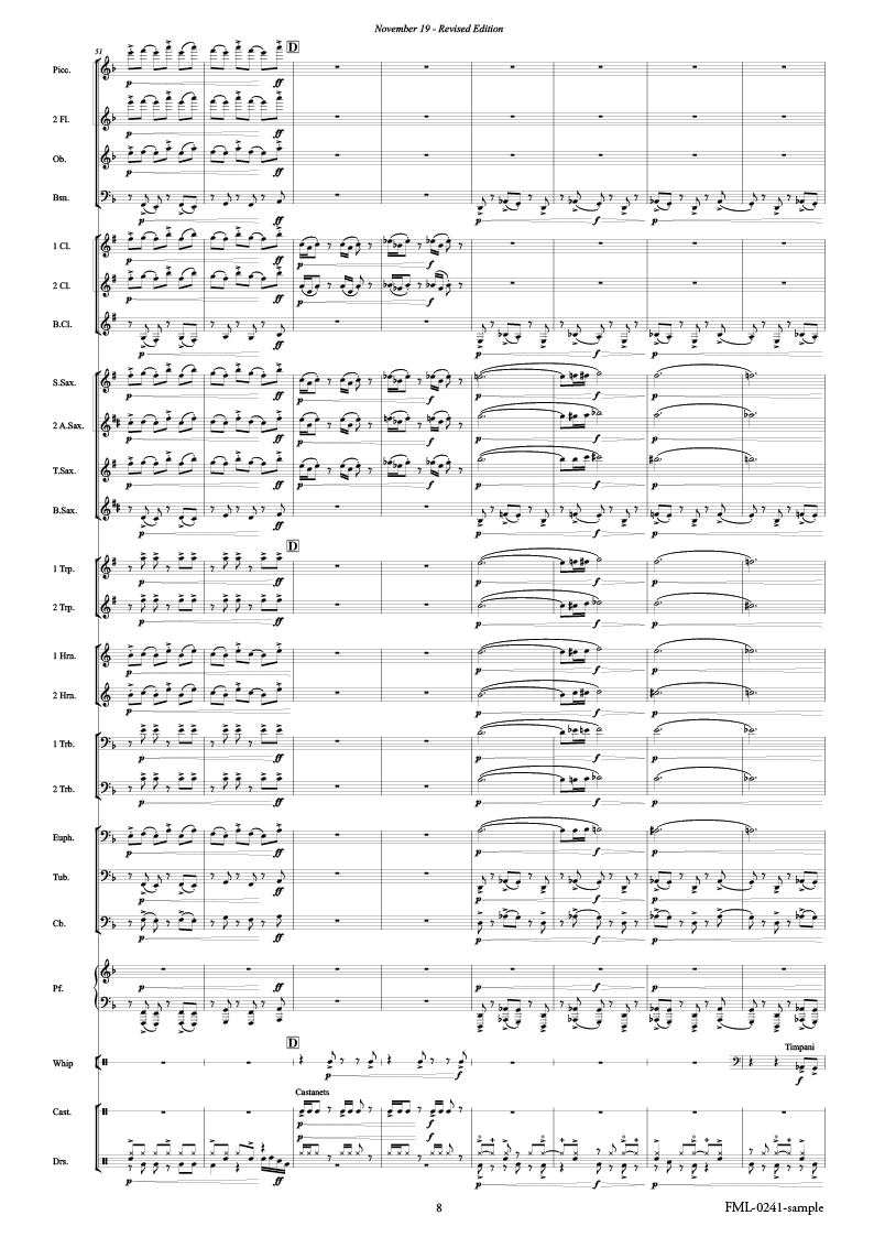 ラ・マンチャの男セレクション（吹奏楽楽譜） CD 「ラ・マンチャの男