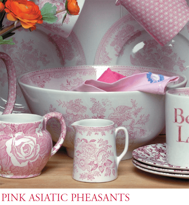 Burleigh（バーレイ） ｜ピンク アジアティック フェザンツ シュガー