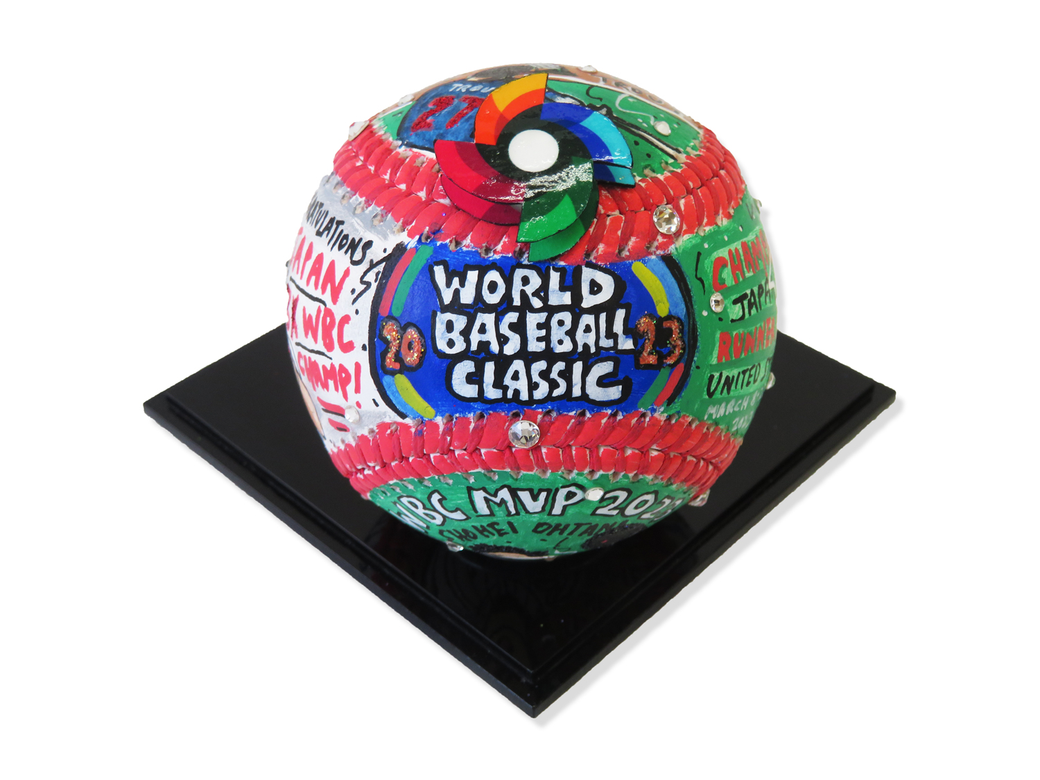 3Dオリジナル：ハンドペイント・ベースボール WBC 2023｜チャールズ