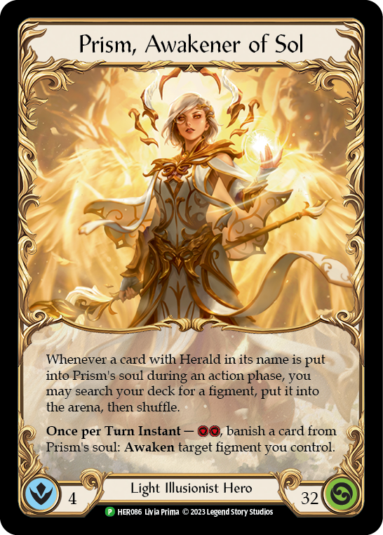 Prism, Awakener of Sol (Promo) - Flesh & Blood TCG - FaB Foundry