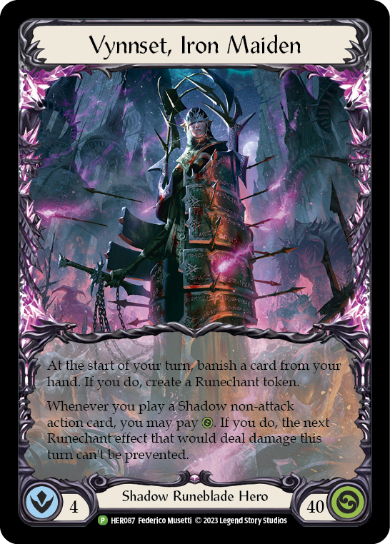 Vynnset, Iron Maiden (Promo) - Flesh & Blood TCG - FaB Foundry