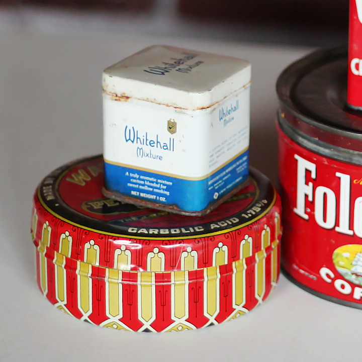 USAヴィンテージティン缶アドバタイジング｜WATKINS PETRO-CARBO-SALVE薬