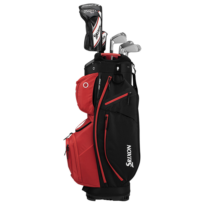 Srixon S3 (Srixon Signature Series) Cart Bag - Black/Red - ゴルフ