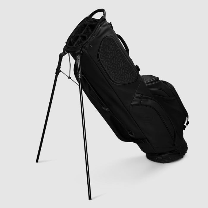 Sunday Golf RYDER S-Class - Black Vegan Leather Full Size Stand