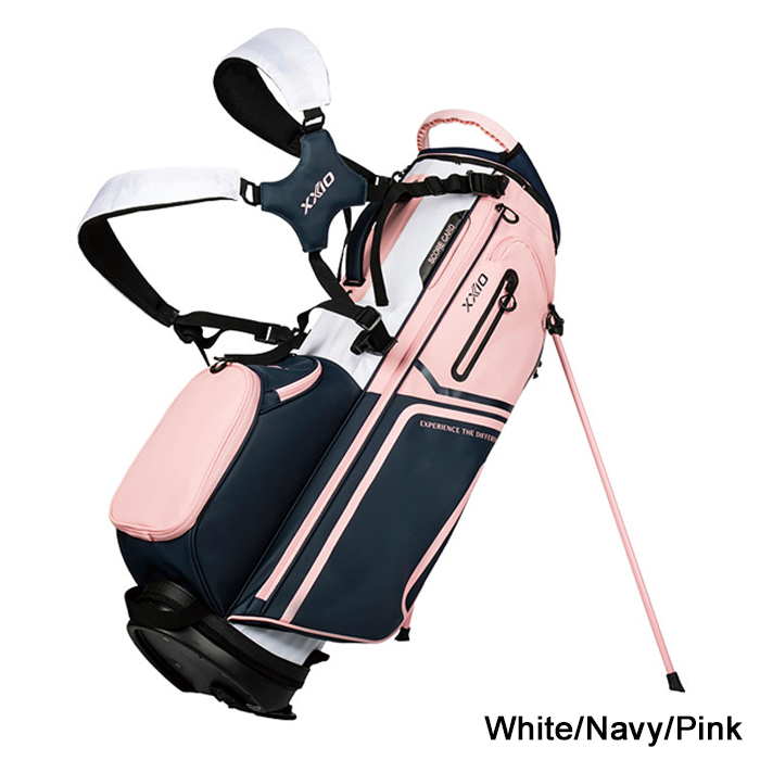 XXIO Lady Stand Bag-White/Navy/Pink - ゴルフ(GOLF) - ゴルフ用品